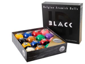 Pool biliárd golyókészlet Aramith Tournament Pro Cup TV Black