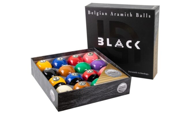 Pool biliárd golyókészlet Aramith Tournament Pro Cup TV Black