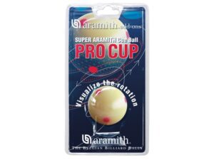 Fehér Aramith golyó Pro Cup with red dots